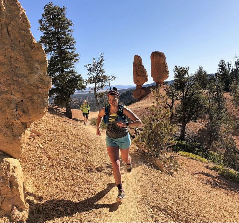 Segment of the Zion to Bryce Canyon Country guided trail tour experience