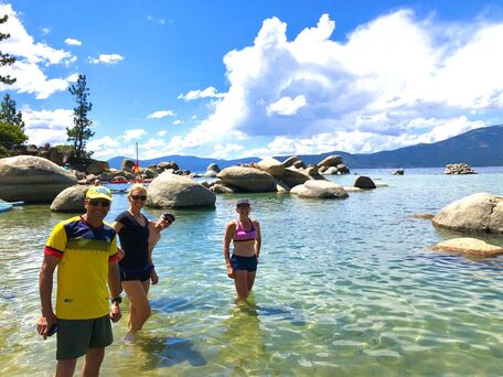 Segment of the Tahoe Rim Trail Tour with a group from Adventure Running Co's trail running experience